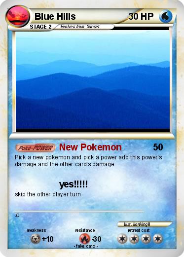 Pokemon Blue Hills