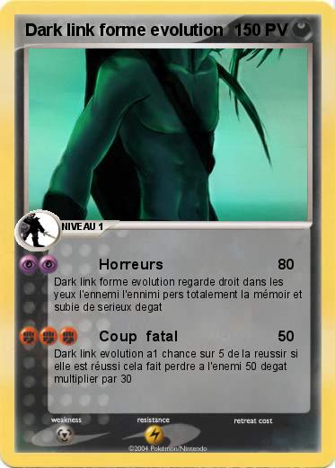 Pokemon Dark link forme evolution