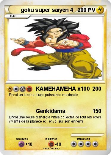 Pokemon goku super saiyen 4