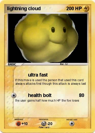 Pokemon lightning cloud