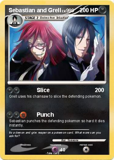 Pokemon Sebastian and Grell