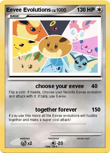 Pokemon Eevee Evolutions