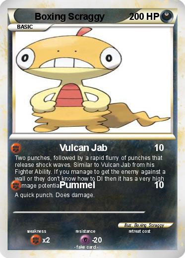 Pokemon Boxing Scraggy