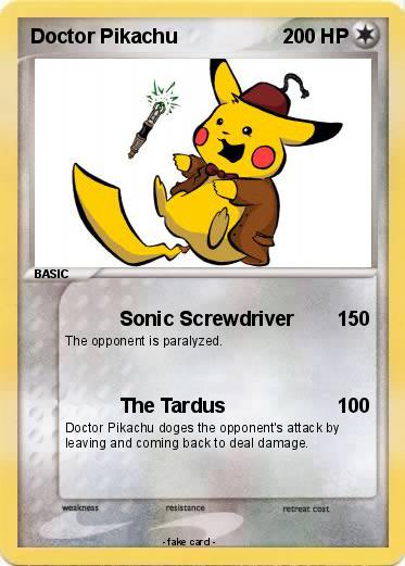Pokemon Doctor Pikachu