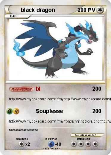 Pokemon black dragon