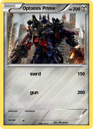 Pokemon Optomis Prime