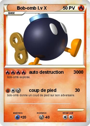 Pokemon Bob-omb l.v X