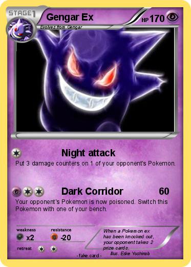 Pokemon Gengar Ex