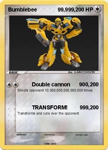 Pokemon Bumblebee              99,999,