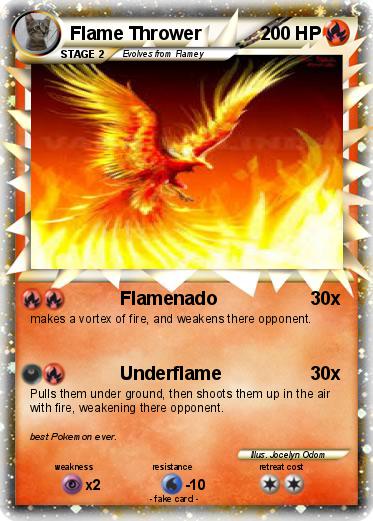 Pokemon Flame Thrower