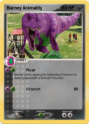 Pokemon Barney Animality