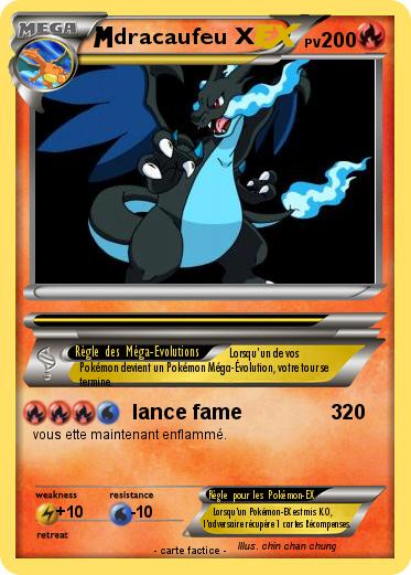 Pokemon dracaufeu X