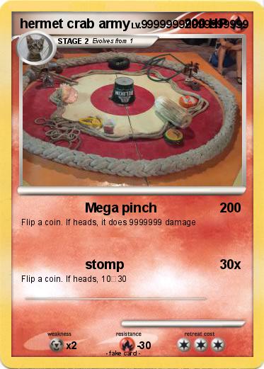 Pokemon hermet crab army