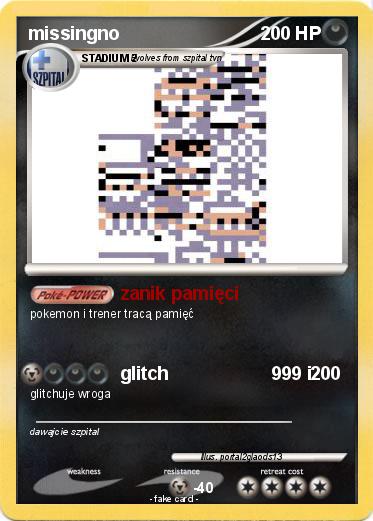 Pokemon missingno