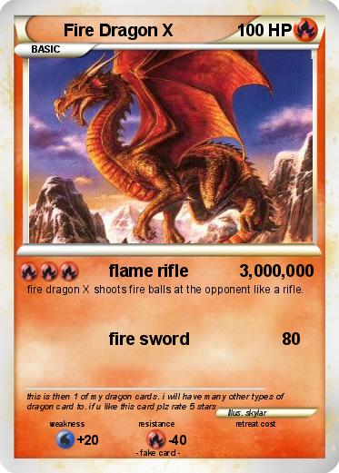 Pokemon Fire Dragon X