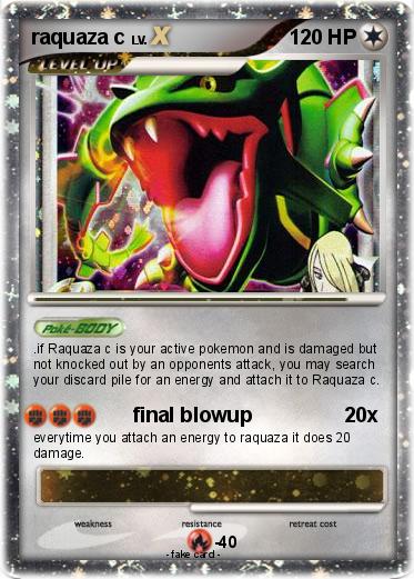 Pokemon raquaza c