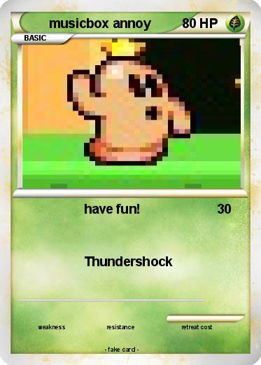 Pokemon musicbox annoy