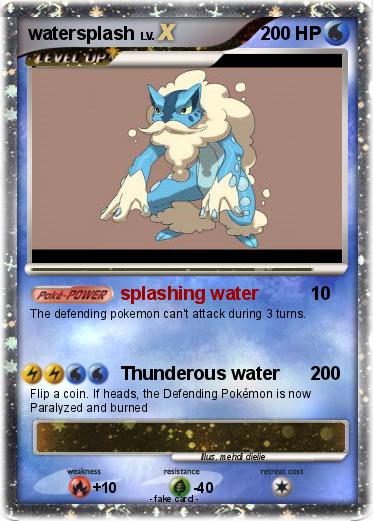 Pokemon watersplash