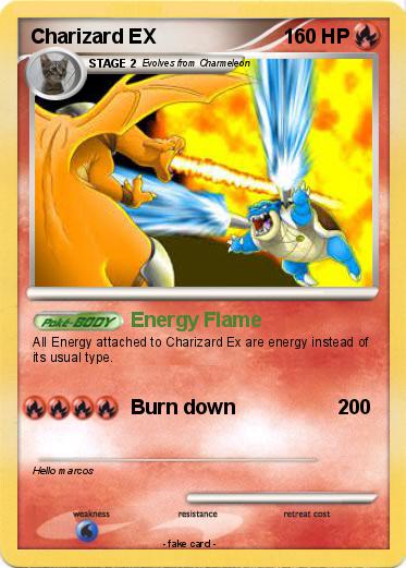 Pokemon Charizard EX