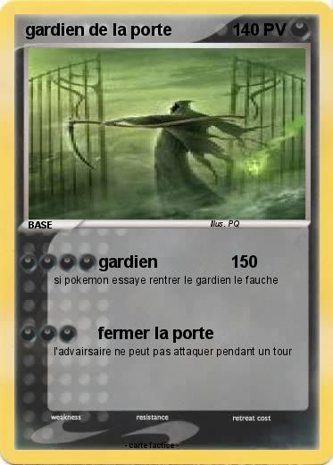 Pokemon gardien de la porte