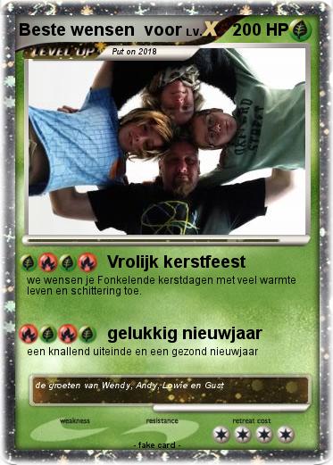 Pokemon Beste wensen  voor