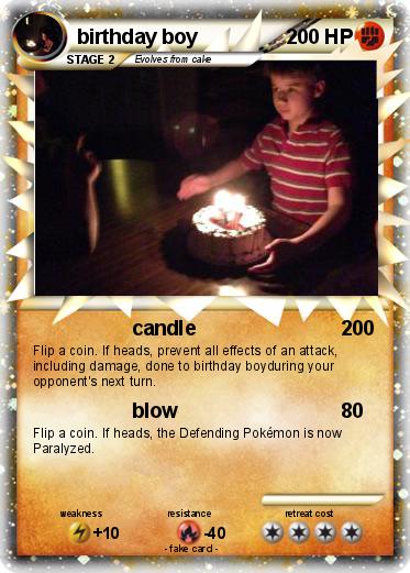 Pokemon birthday boy