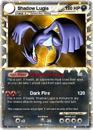 Pokemon Shadow Lugia