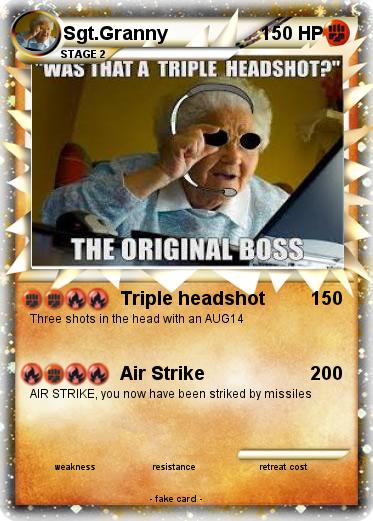 Pokemon Sgt.Granny