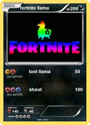 Pokemon fortnite llama