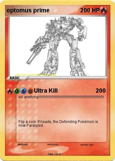 Pokemon optomus prime