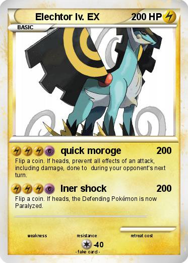 Pokemon Elechtor lv. EX