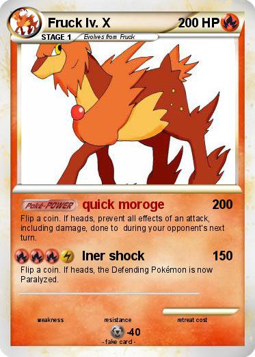 Pokemon Fruck lv. X