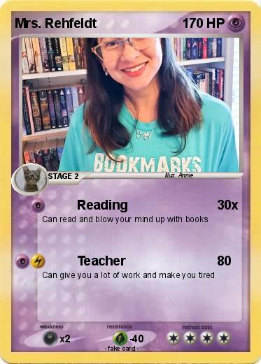 Pokemon Mrs. Rehfeldt