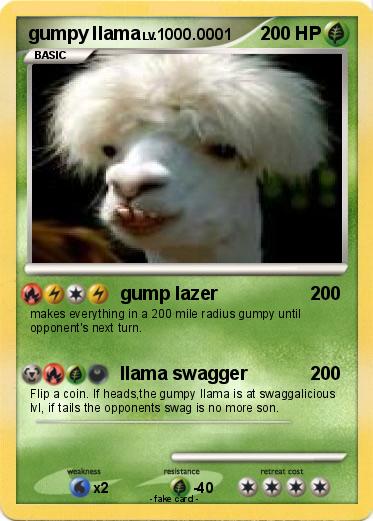 Pokemon gumpy llama
