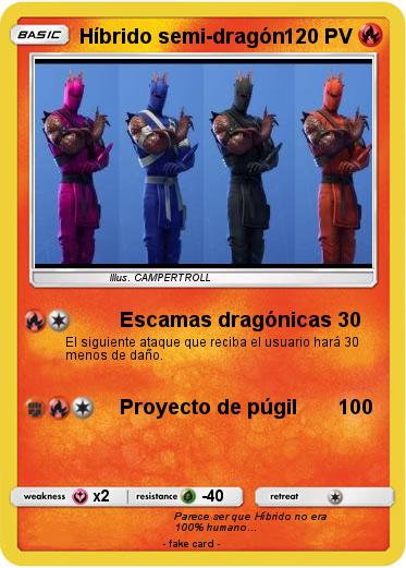 Pokemon Híbrido semi-dragón
