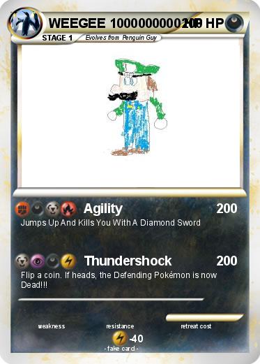 Pokemon WEEGEE 1000000000 HP