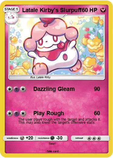 Pokemon Latale Kirby's Slurpuff