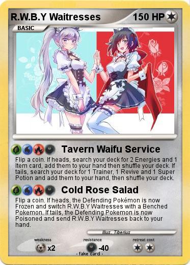 Pokemon R.W.B.Y Waitresses