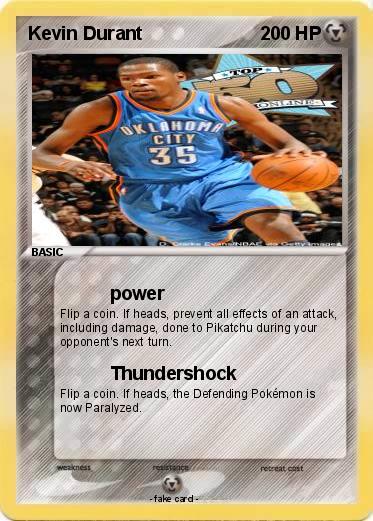 Pokemon Kevin Durant
