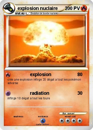 Pokemon explosion nuclaire