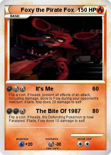 Pokemon Foxy the Pirate Fox