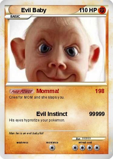 Pokémon Evil Baby 17 17 - Momma! 198 - My Pokemon Card