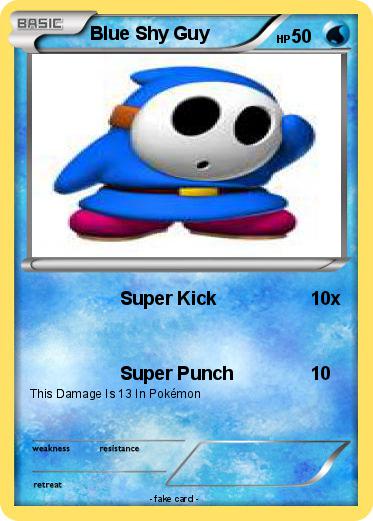 Pokemon Blue Shy Guy