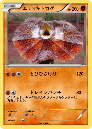 Pokemon エリマキトカゲ