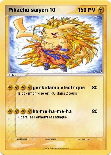 Pokemon Pikachu saiyen 10