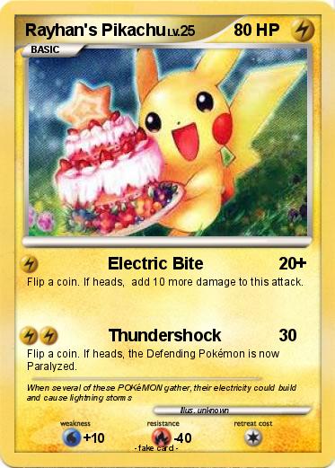 Pokemon Rayhan's Pikachu