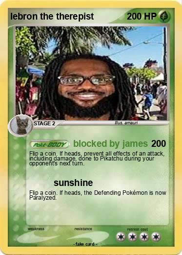 Pokemon lebron the therepist