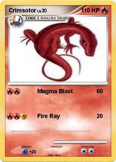 Pokemon Crimsotor