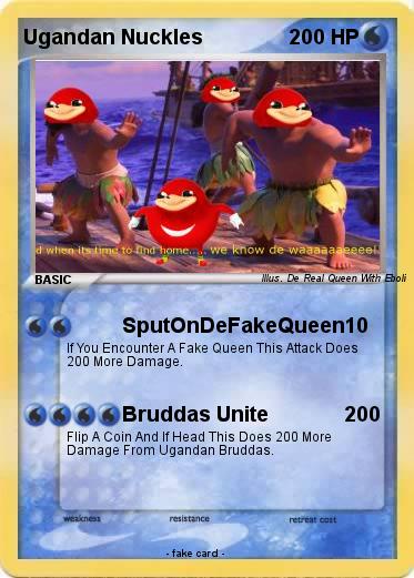 Pokemon Ugandan Nuckles