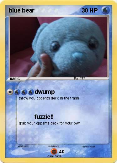 Pokemon blue bear